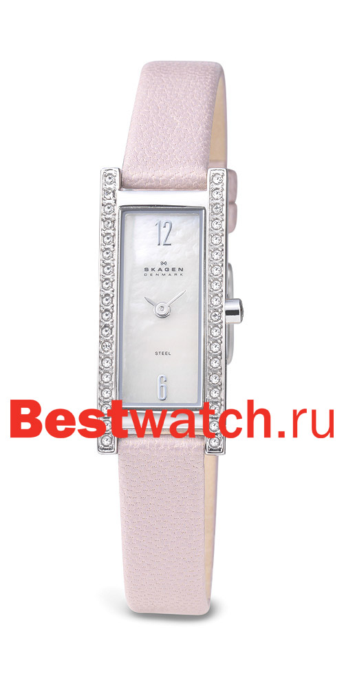 Часы Skagen Leather Rectangular 266SSLLV1
