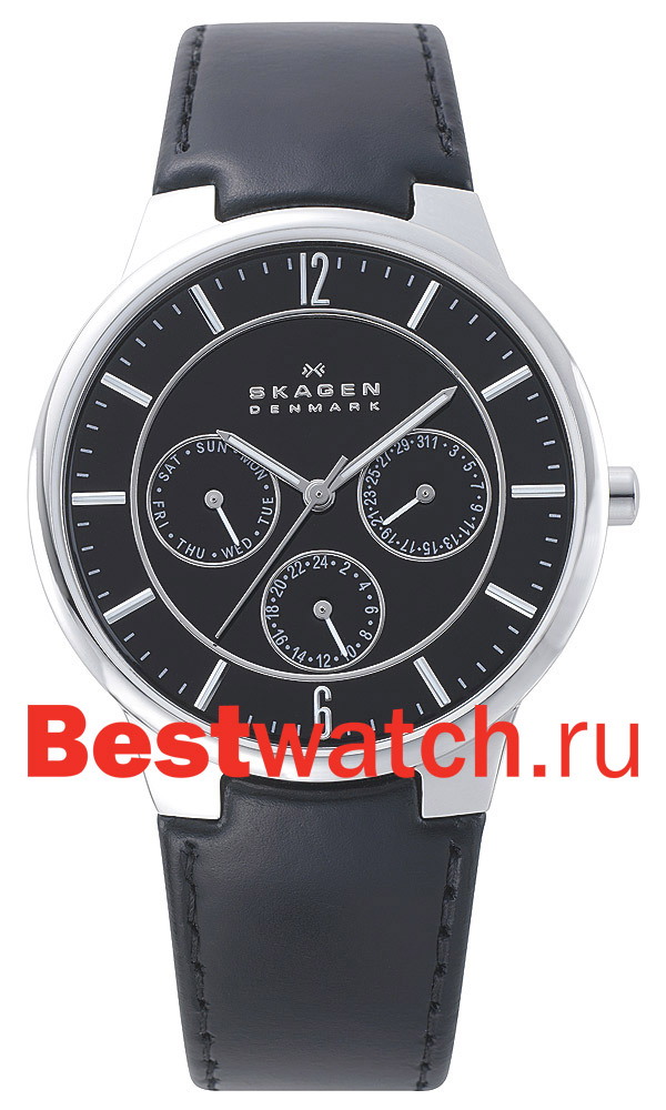 Часы Skagen Leather 331XLSLB