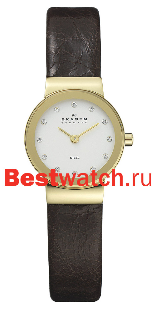 Часы Skagen Leather Classic 358XSGLD