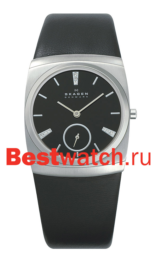 Часы Skagen Leather Rectangular 511SSLB