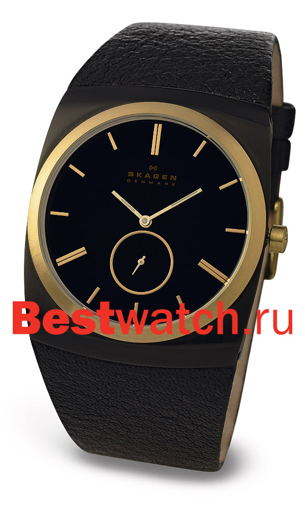 Часы Skagen Leather Rectangular 511XLBLB