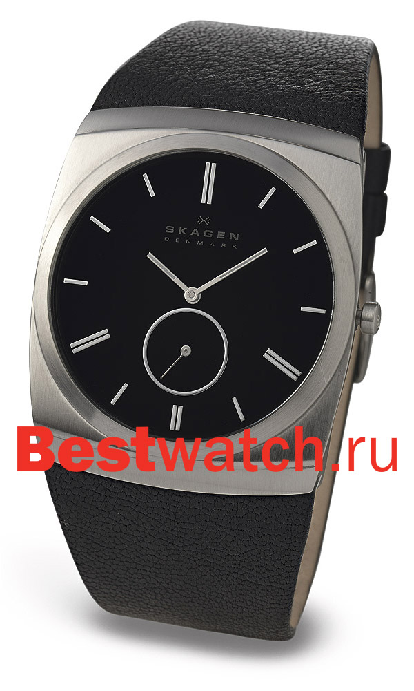 Часы Skagen Leather Rectangular 511XLSLB