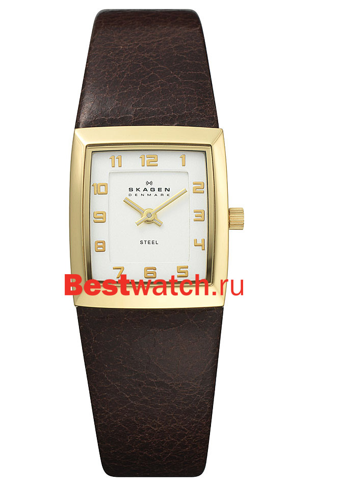 Часы Skagen Leather 523XSGLD