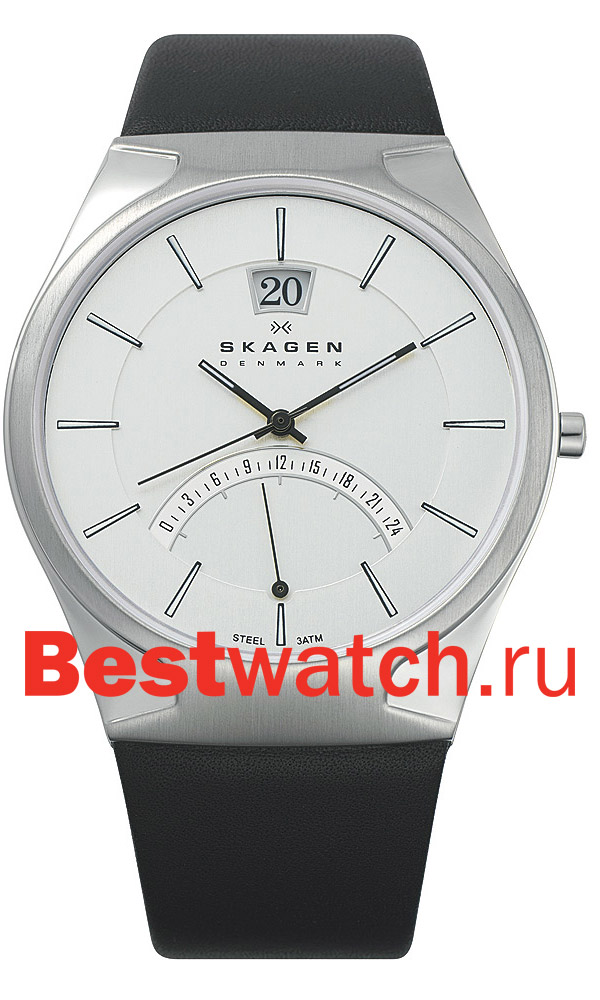 Часы Skagen Leather Classic 668XLSLZM