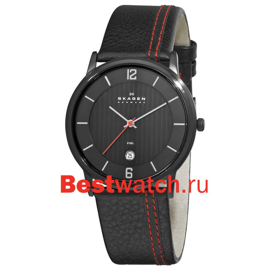 Часы Skagen Leather 681XLBLBR