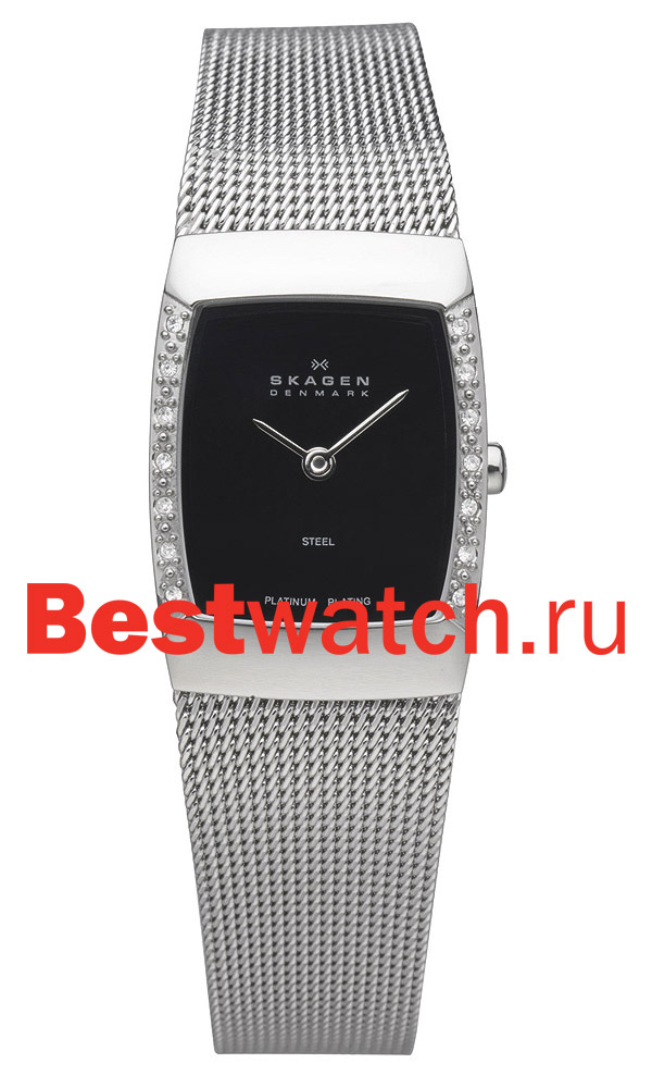 Часы Skagen Mesh Rectangular 684XSSBPL