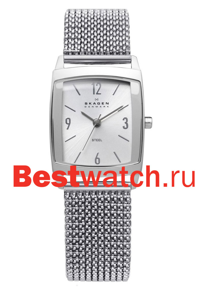 Часы Skagen Mesh Rectangular 691SSS1
