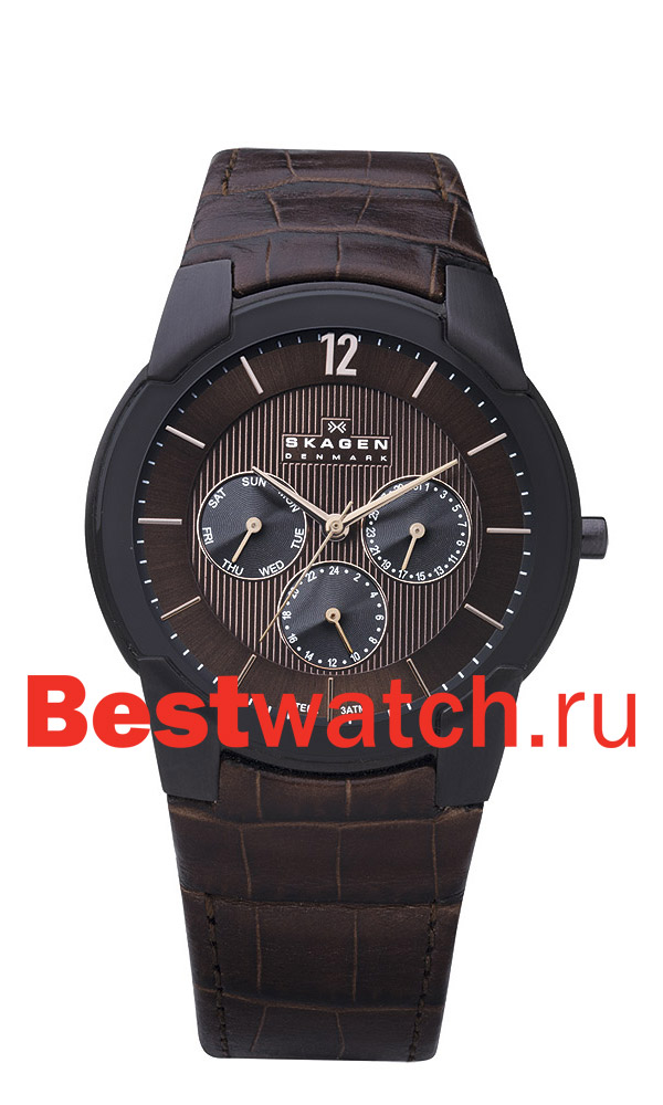 Часы Skagen Leather 856XLDRD