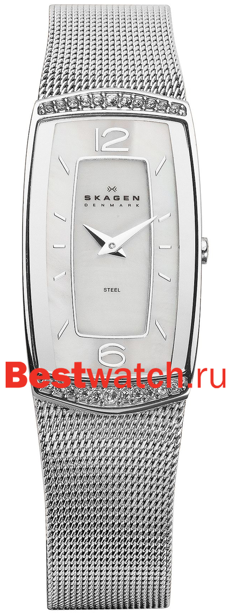 Часы Skagen Mesh Rectangular 887SSS
