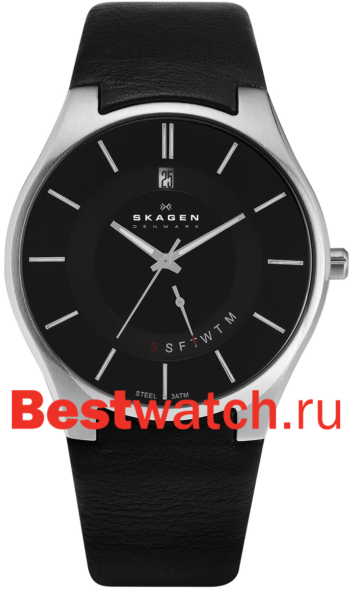 Часы Skagen Leather 989XLSLB
