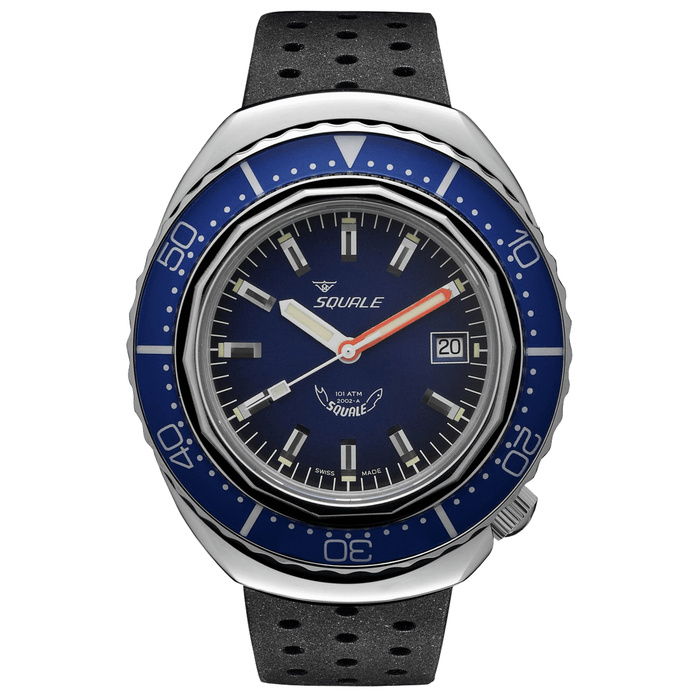 Часы Squale 2002 2002.SS.BL.BL.HT