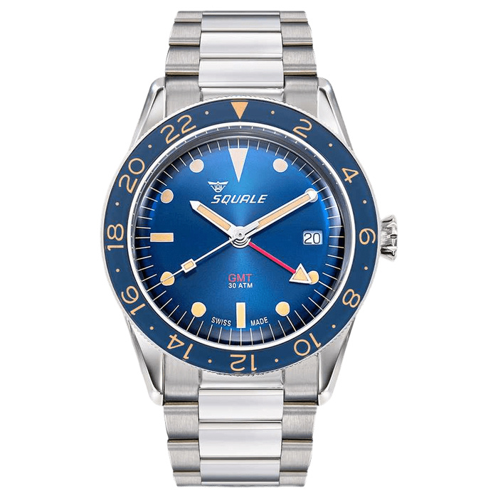 Часы Squale SUB-39 SUB39GMTB.BR22