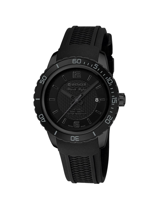 Часы Wenger Roadster Black Night Full Black 01.0851.126
