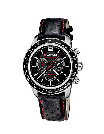Часы Wenger Roadster Black Night Chrono 01.0853.105