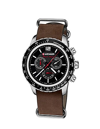 Часы Wenger Roadster Black Night Chrono 01.0853.106