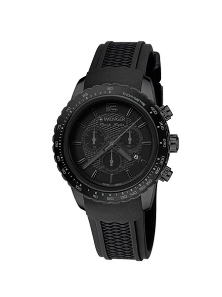 Часы Wenger Roadster Black Night Chrono Full Black 01.0853.111