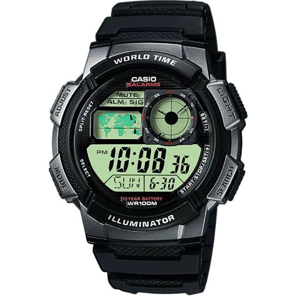 Часы Casio Digital AE-1000W-1BVDF