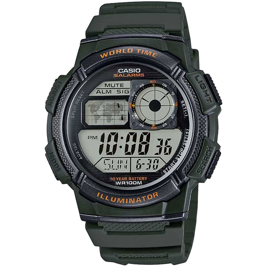 Часы Casio Digital AE-1000W-3AVDF