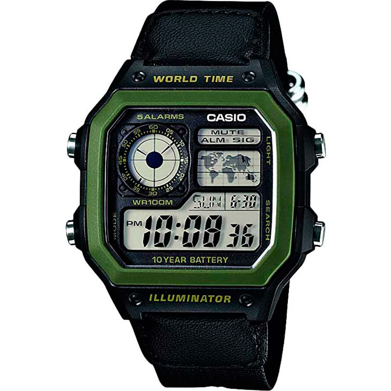 Часы Casio Digital AE-1200WHB-1B