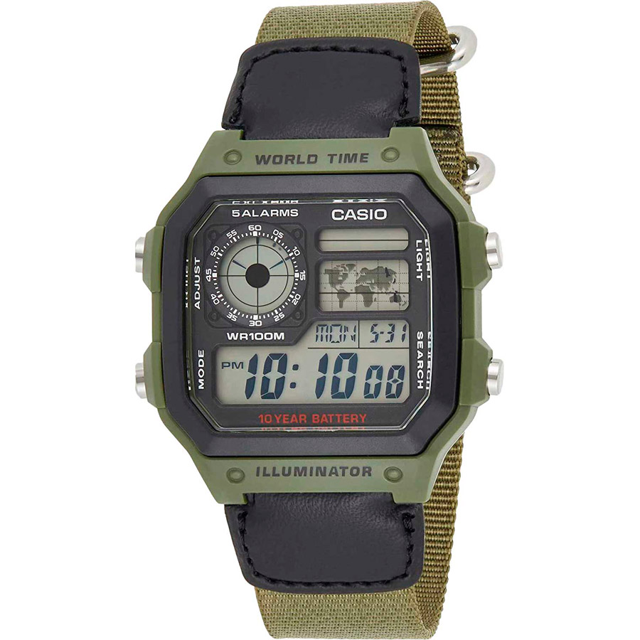 Часы Casio Digital AE-1200WHB-3B