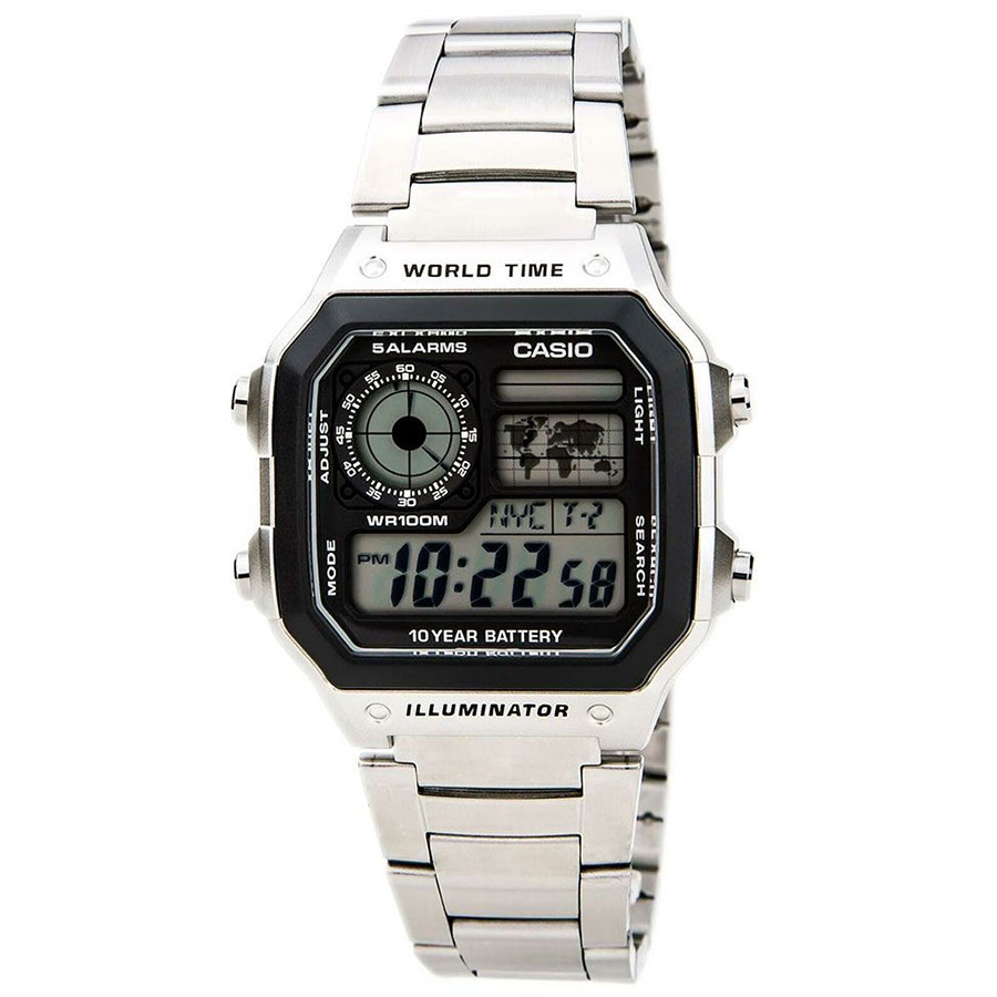 Часы Casio Digital AE-1200WHD-1AVDF