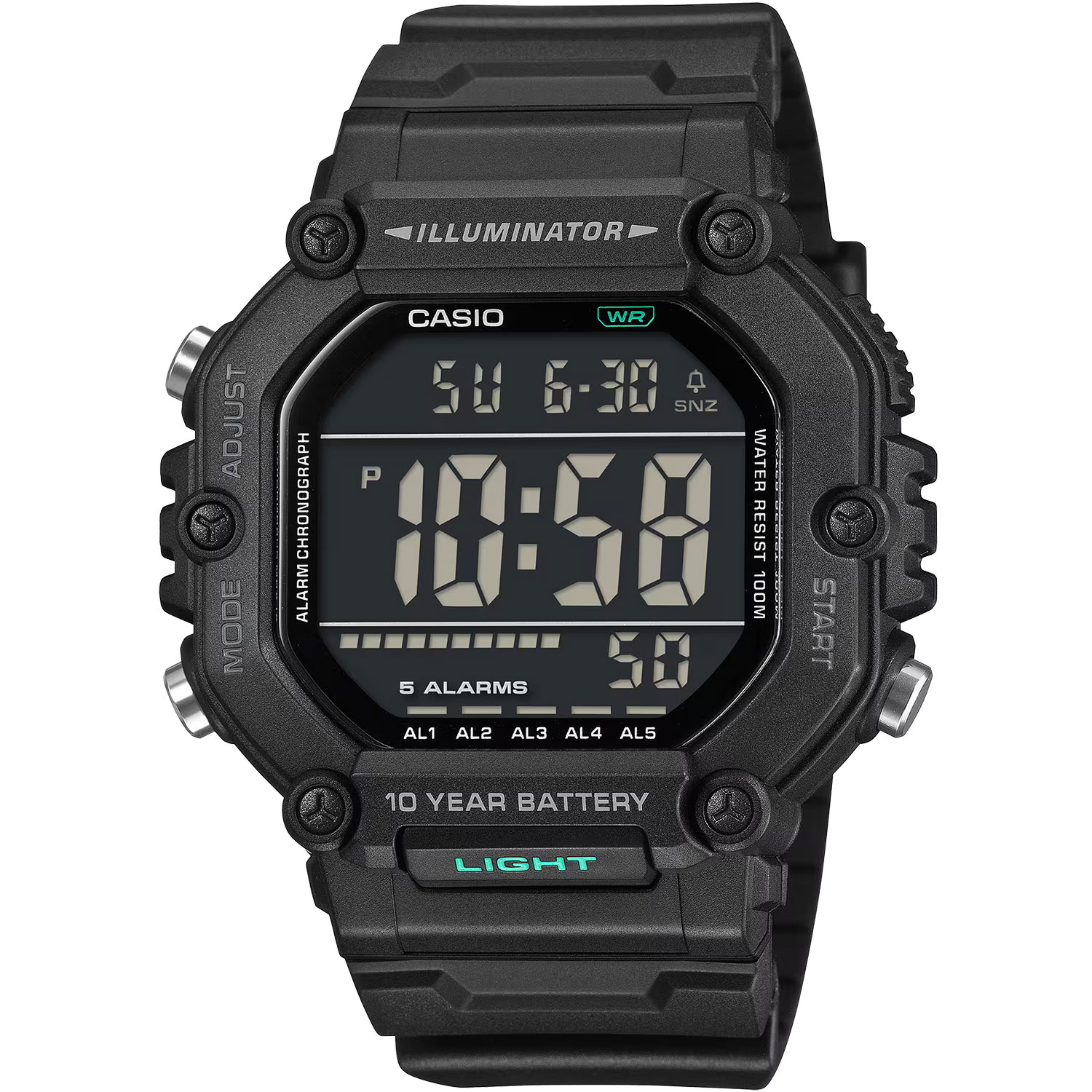 Часы Casio Digital AE-1600HX-1B