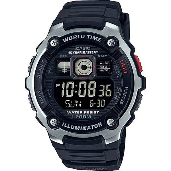 Часы Casio Digital AE-2000W-1B