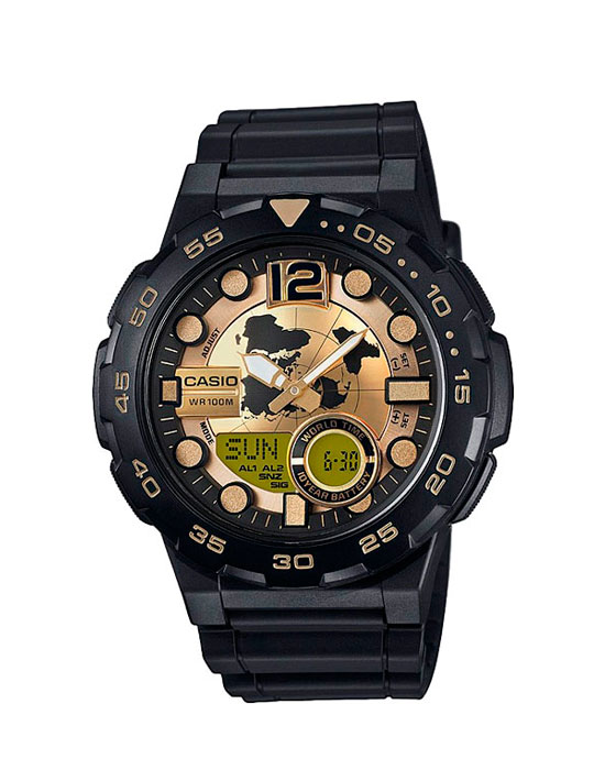 Часы Casio Ana-Digi AEQ-100BW-9A