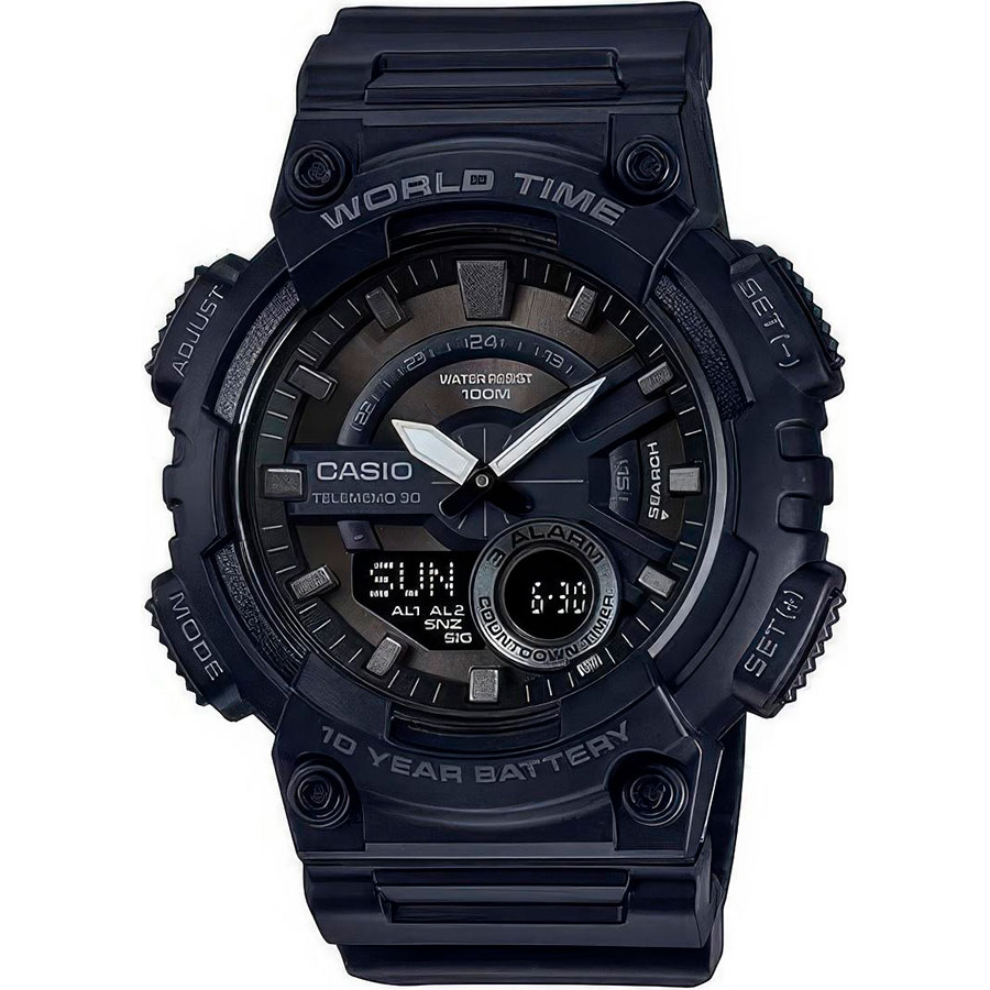 Часы Casio Ana-Digi AEQ-110W-1B