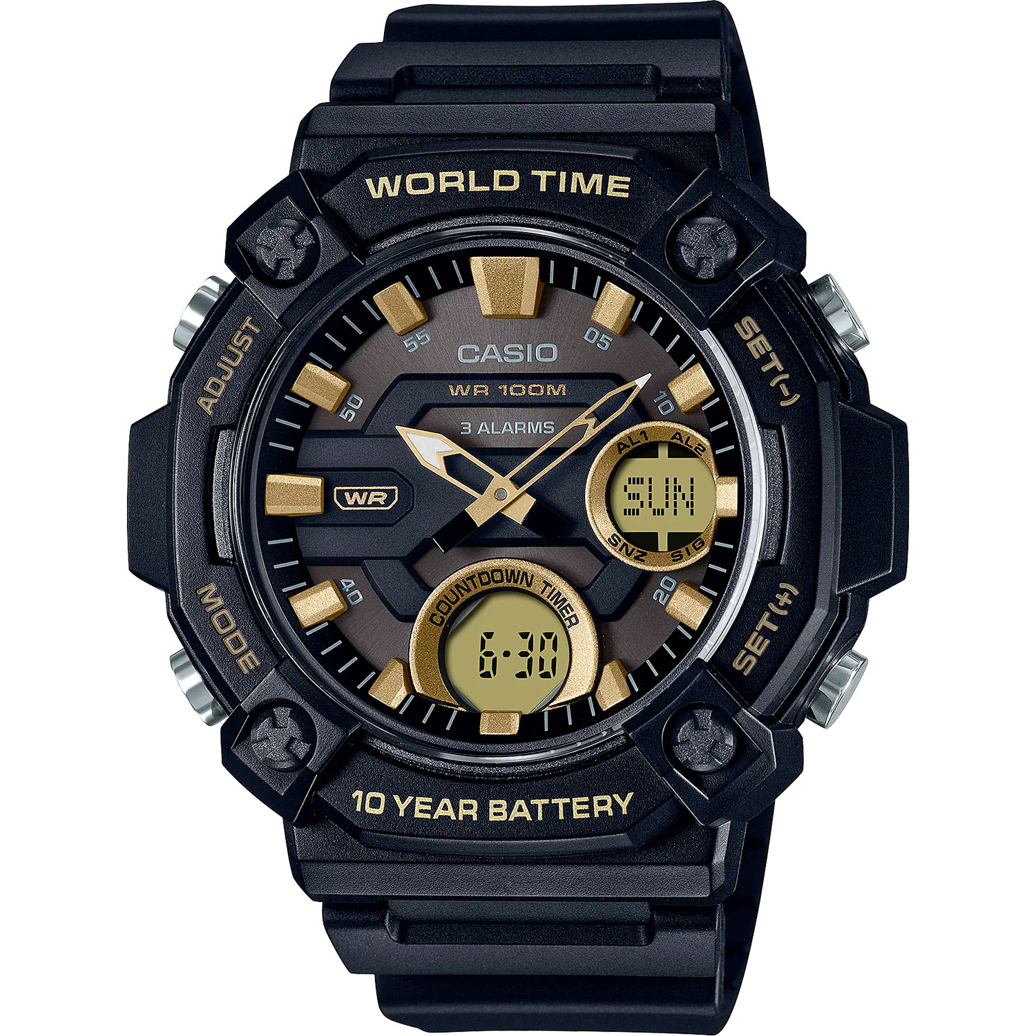 Часы Casio Ana-Digi AEQ-120W-9A