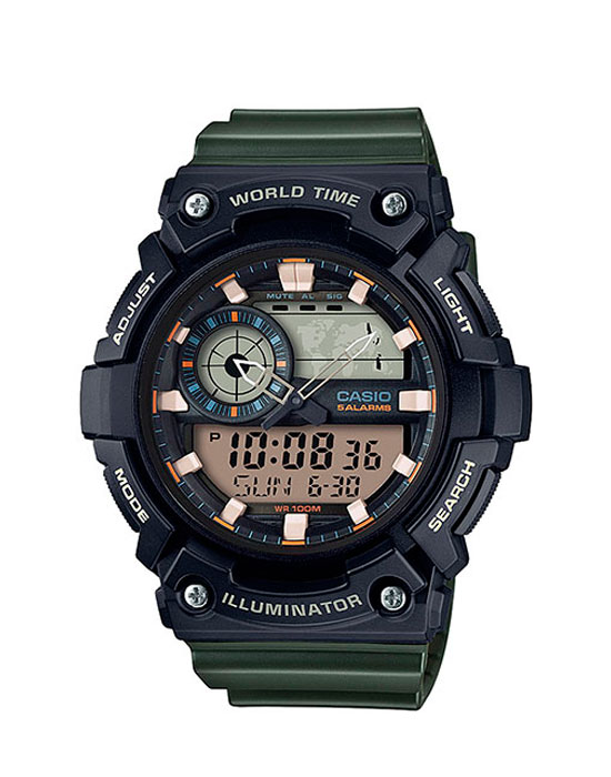 Часы Casio Ana-Digi AEQ-200W-3A