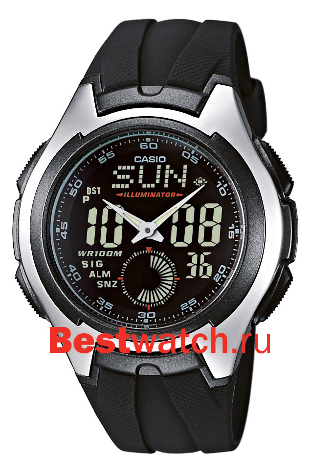 Часы Casio Ana-Digi AQ-160W-1B