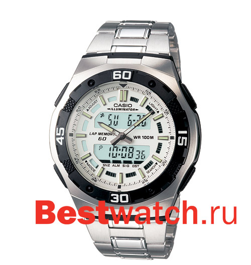 Часы Casio Ana-Digi AQ-164WD-7A