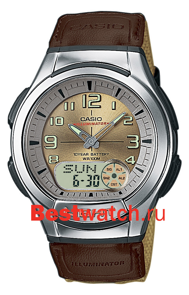 Часы Casio Ana-Digi AQ-180WB-5B