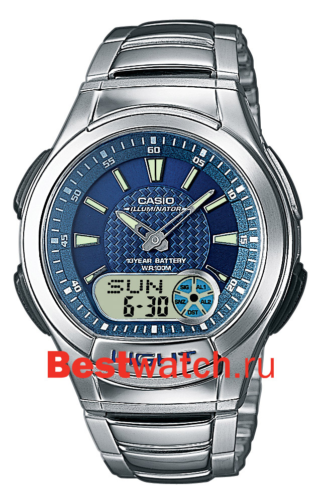 Часы Casio Ana-Digi AQ-180WD-2A