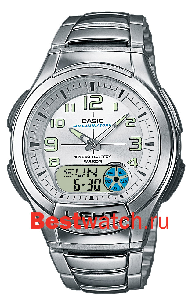 Часы Casio Ana-Digi AQ-180WD-7B