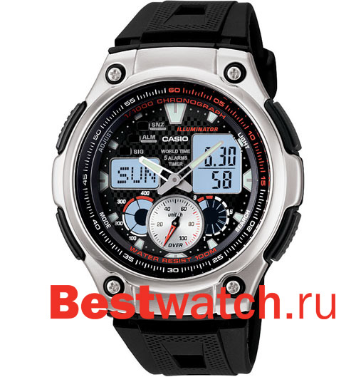 Часы Casio Ana-Digi AQ-190W-1A