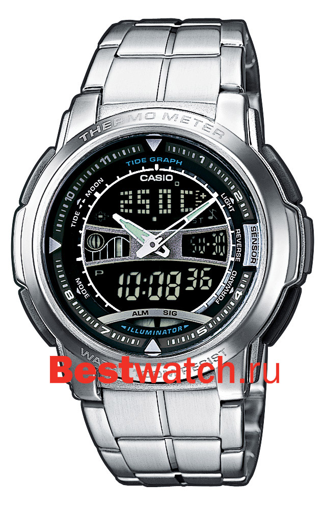 Часы Casio Ana-Digi AQF-101WD-1B