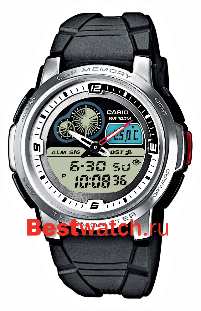 Часы Casio Ana-Digi AQF-102W-7B