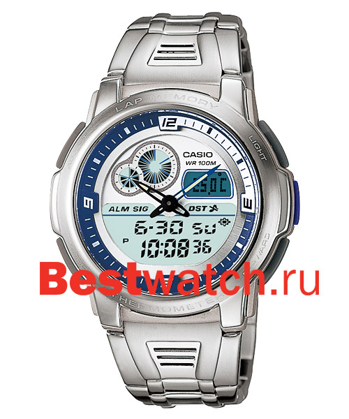 Часы Casio Ana-Digi AQF-102WD-2B