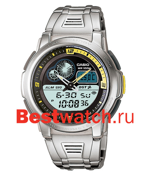 Часы Casio Ana-Digi AQF-102WD-9B