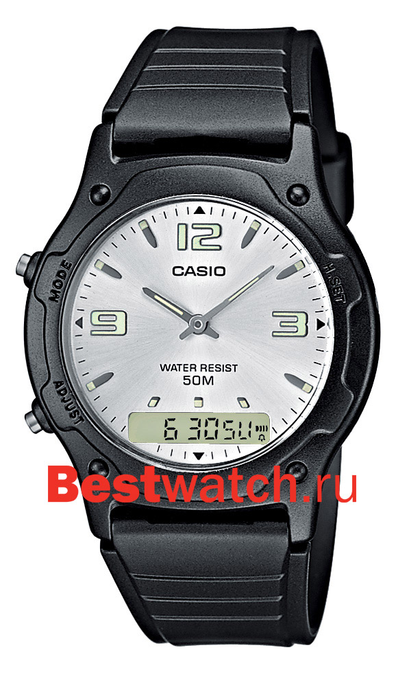 Часы Casio Ana-Digi AW-49HE-7A