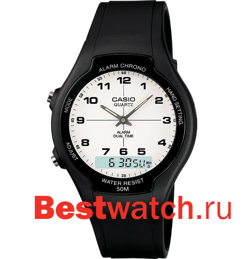 Часы Casio Ana-Digi AW-90H-7B