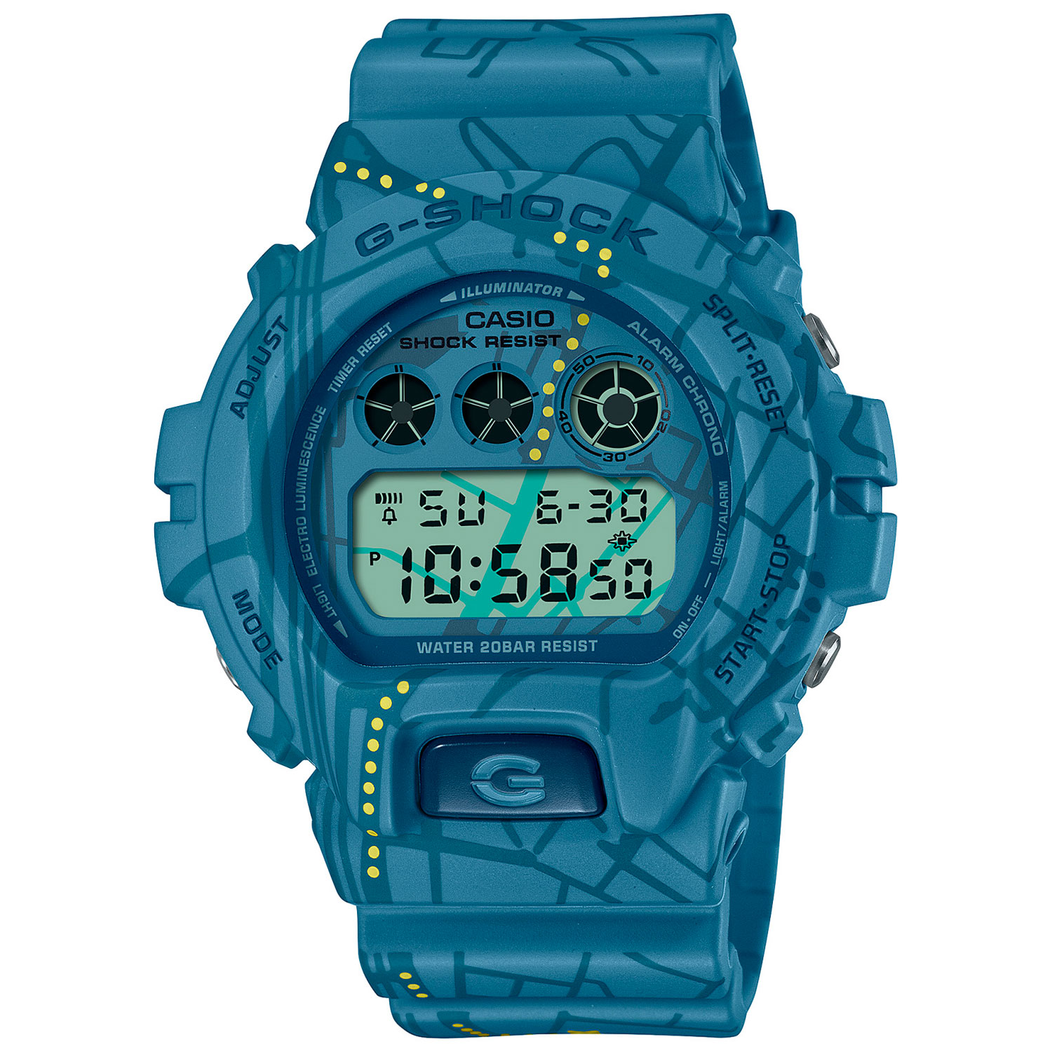 Часы Casio G-Shock DW-6900SBY-2