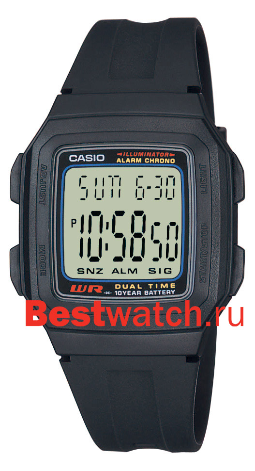 Часы Casio Digital F-201W-1A