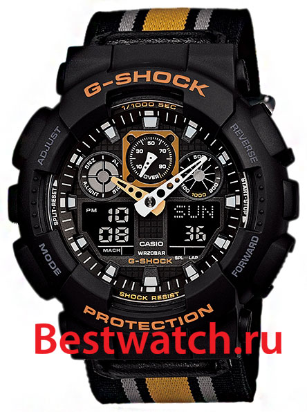 Часы Casio G-Shock GA-100MC-1A4
