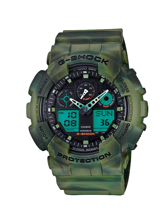Часы Casio G-Shock GA-100MM-3A