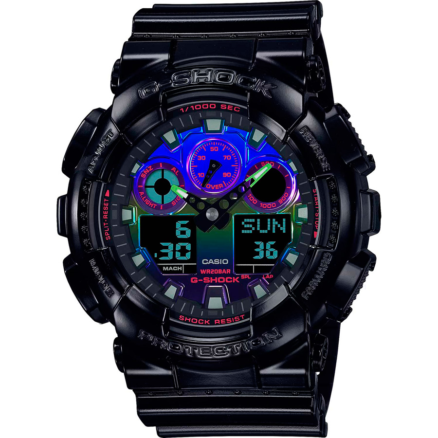 Часы Casio G-Shock GA-100RGB-1A