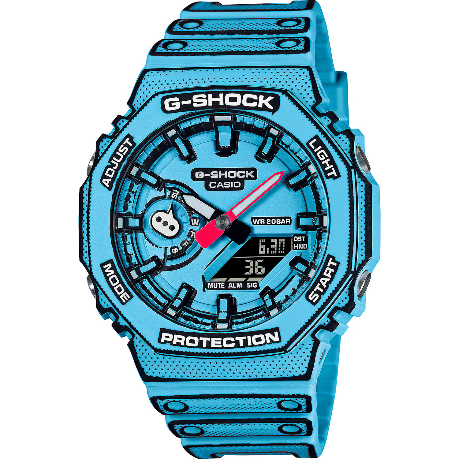 Часы Casio G-Shock GA-2100MNG-2A