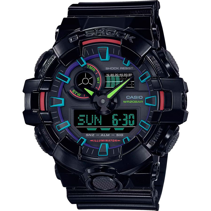Часы Casio G-Shock GA-700RGB-1A